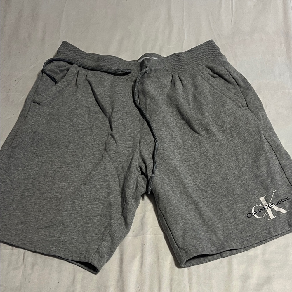 Calvin Klein Men's Athletic Gray Shorts